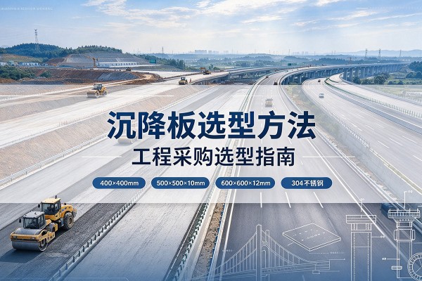 陇西沉降板选择方法