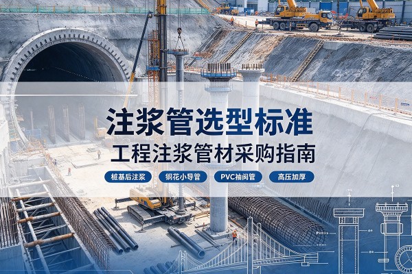 陇西注浆管选型标准