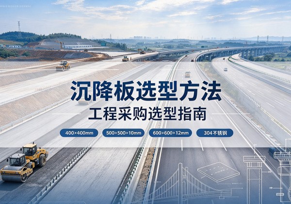 陇西沉降板选择方法